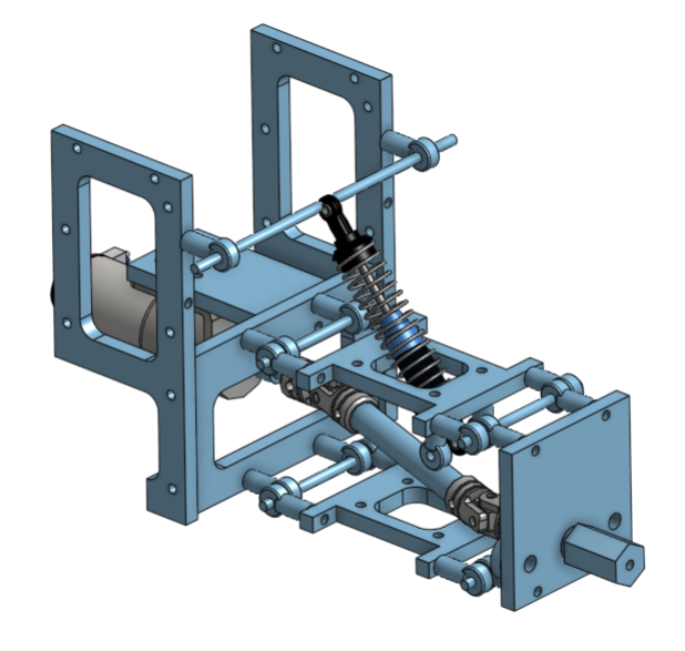 足回りユニットの3Dモデル